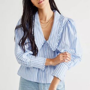 Free People Bexley Blouse Size XS